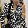 Marynarka ''WIGILIA'' ZEBRA LA MILLA - obrazek 4