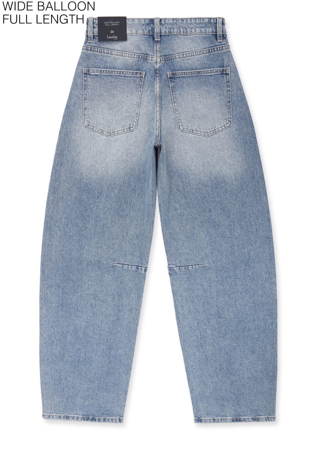 Spodnie jeans Wide Balloon Full Length 6075 - obrazek 2