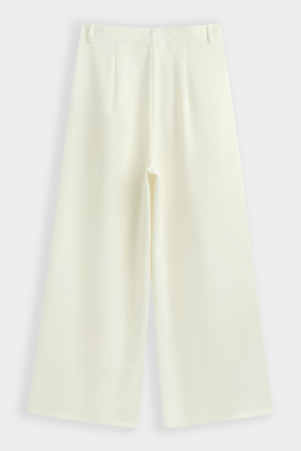 Eleganckie spodnie w kremowym kolorze - obrazek 2