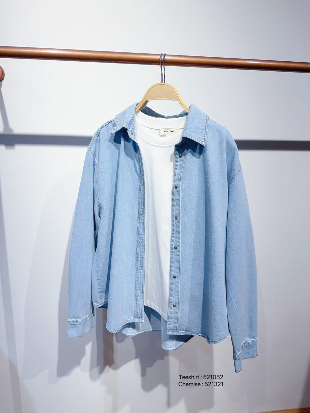 Koszula jeans 521321 - obrazek 4