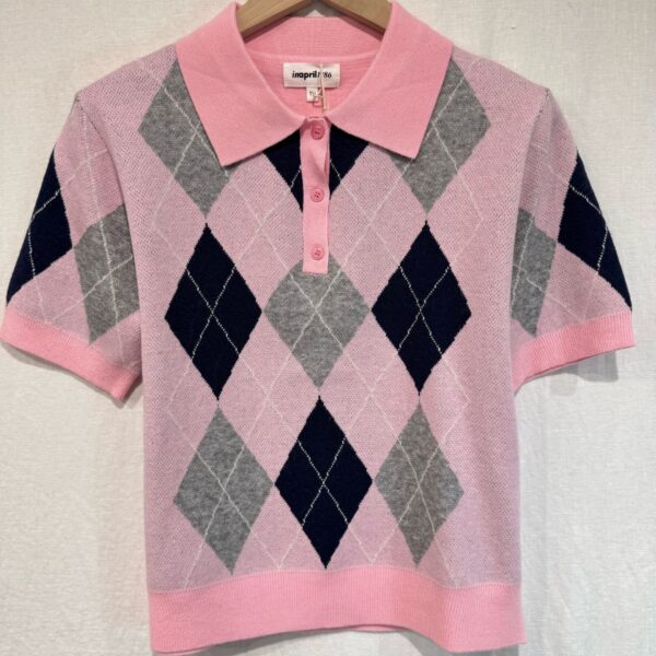 Sweter w romby 1039