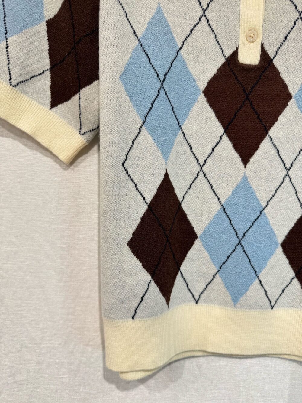 Sweter w romby 1039 - obrazek 4