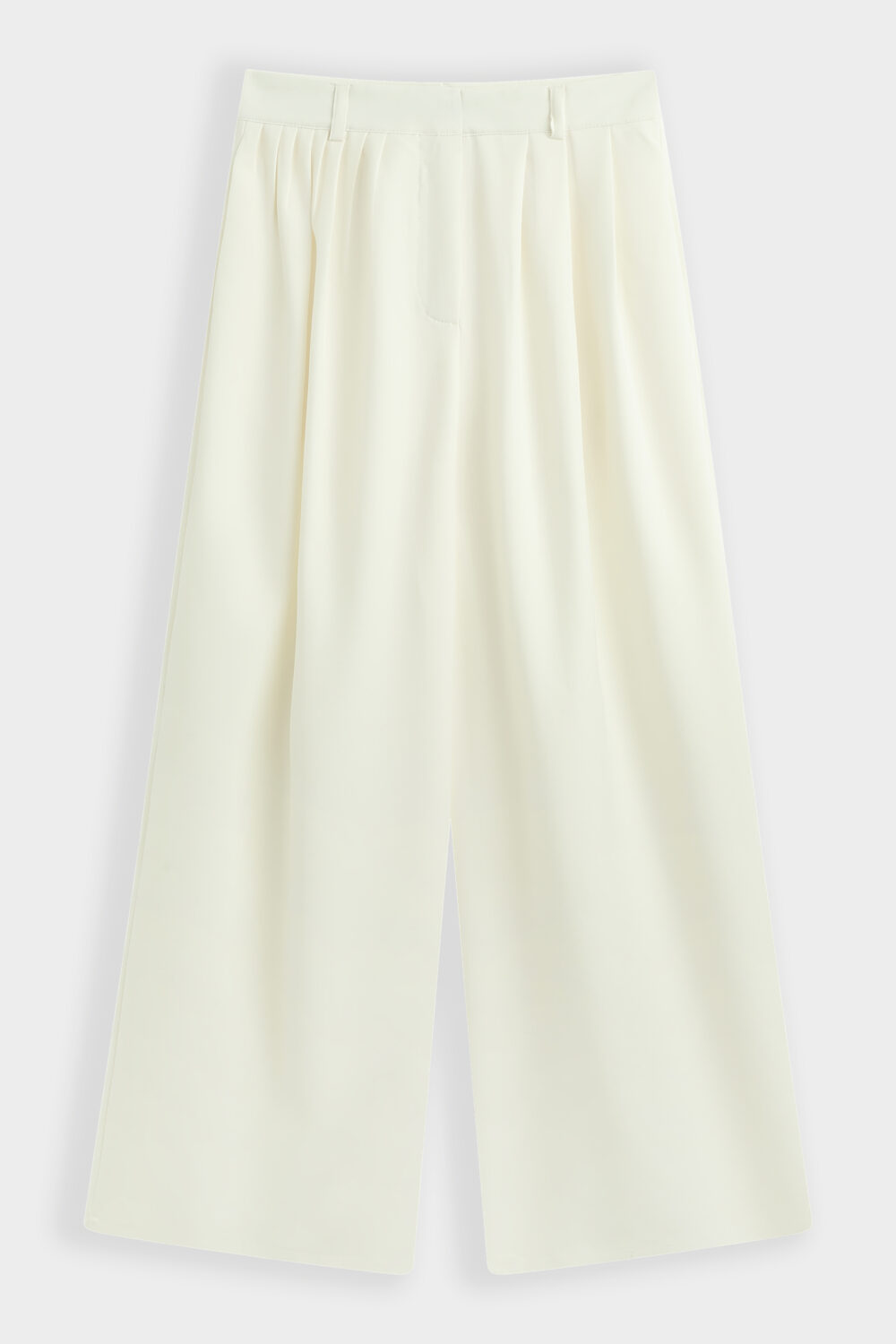 Eleganckie spodnie w kremowym kolorze