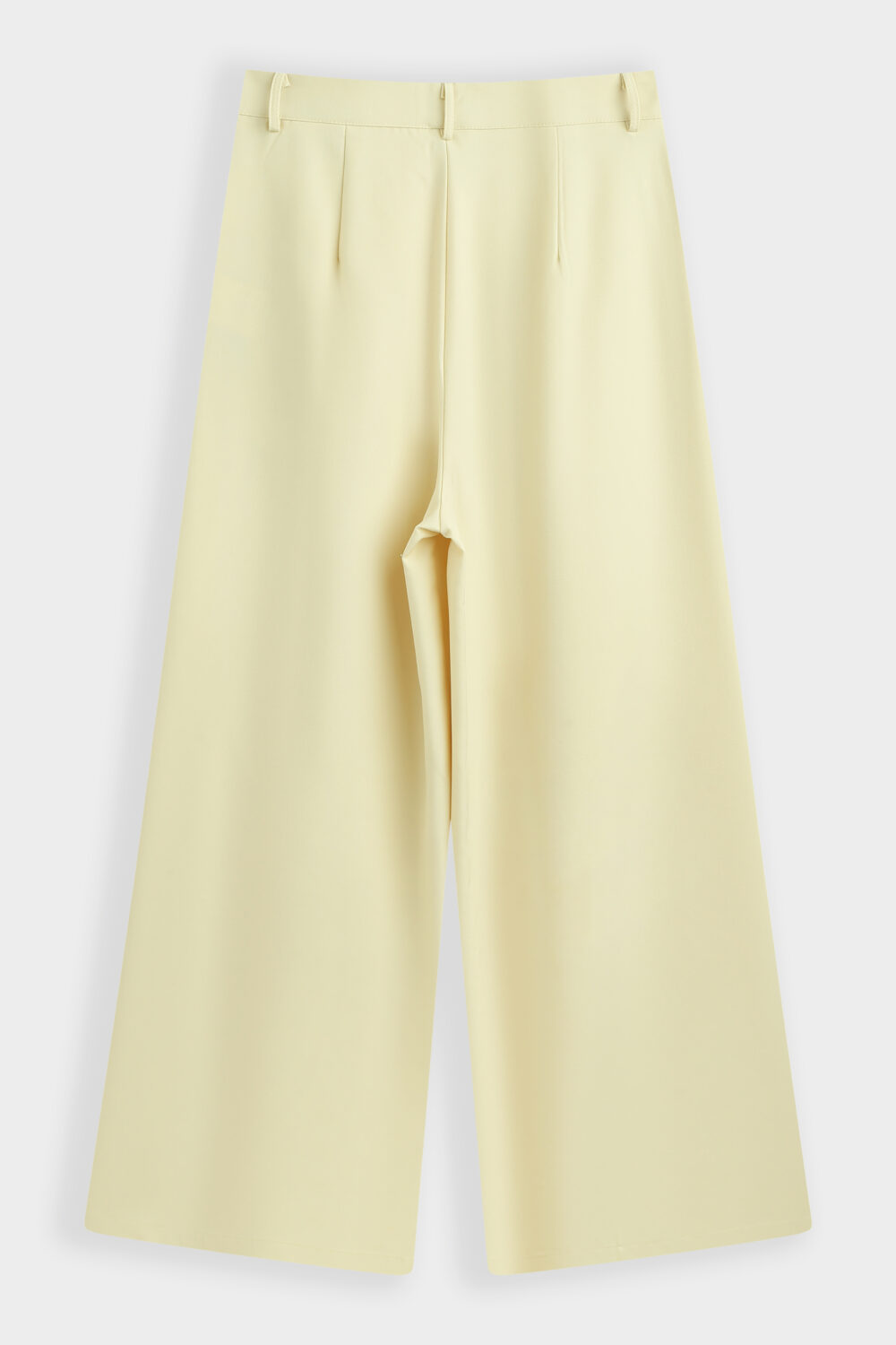 Eleganckie spodnie w kanarkowym kolorze - obrazek 2