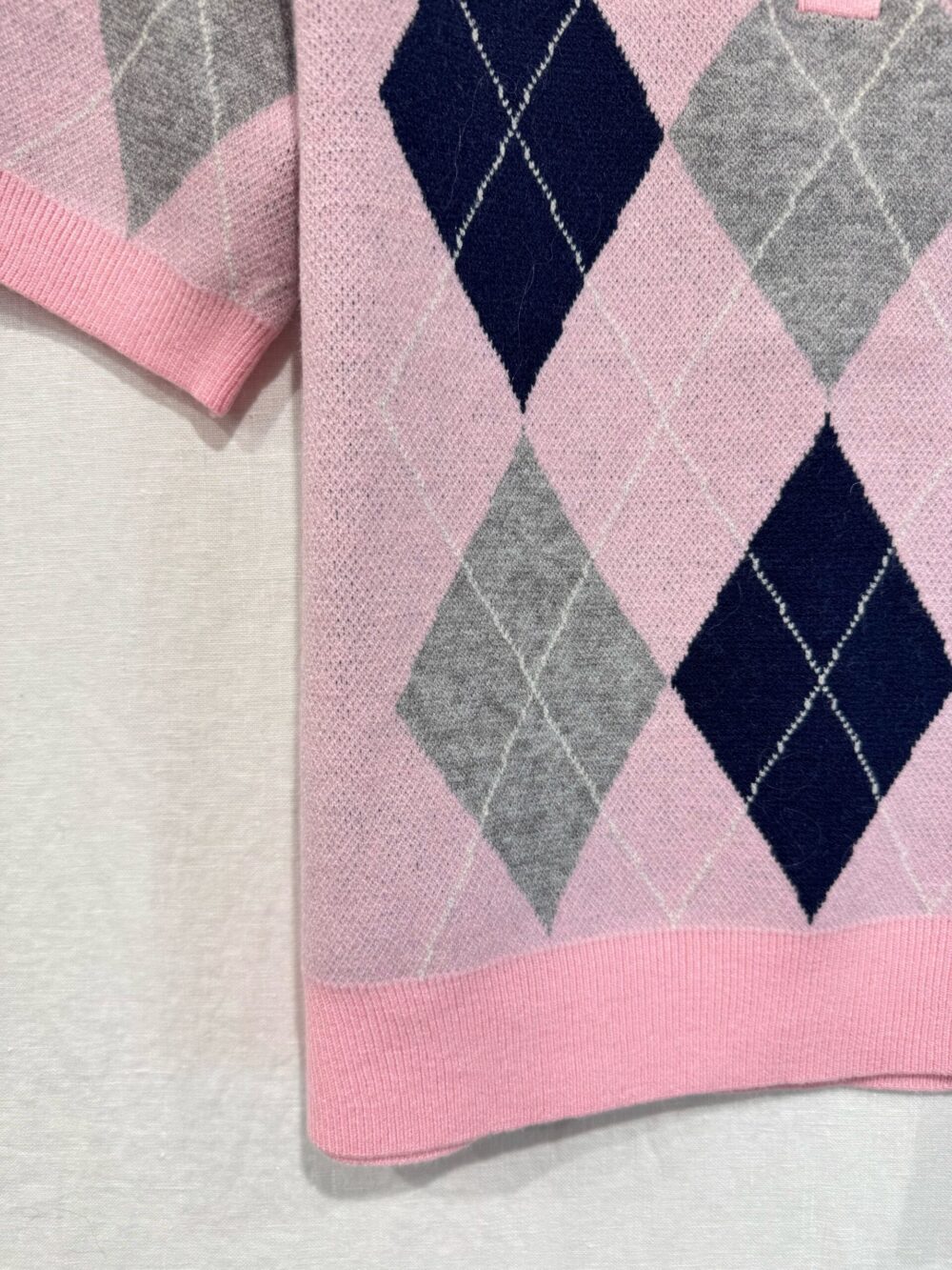Sweter w romby 1039 - obrazek 3