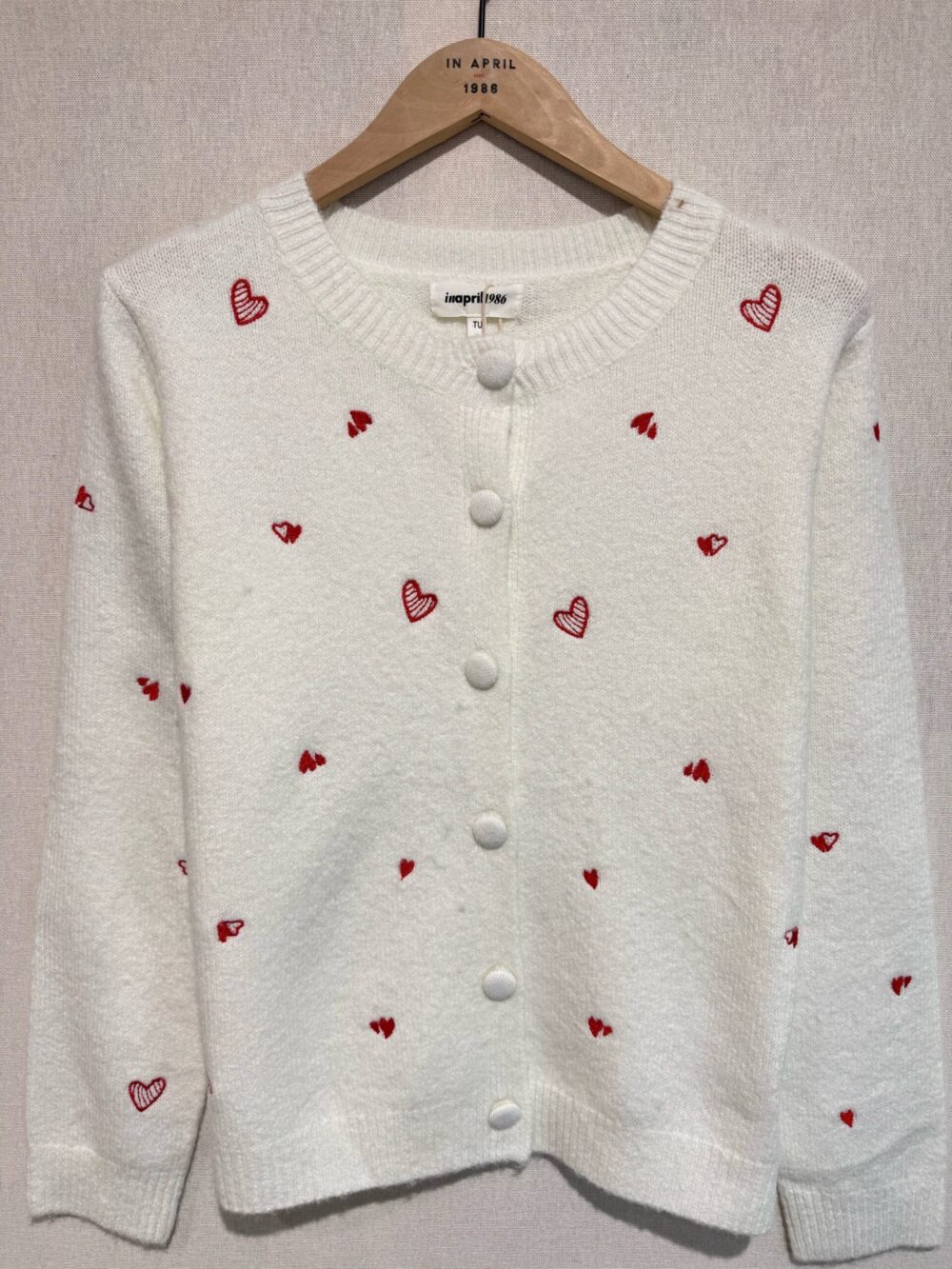 Sweter w serduszka 800 - obrazek 2