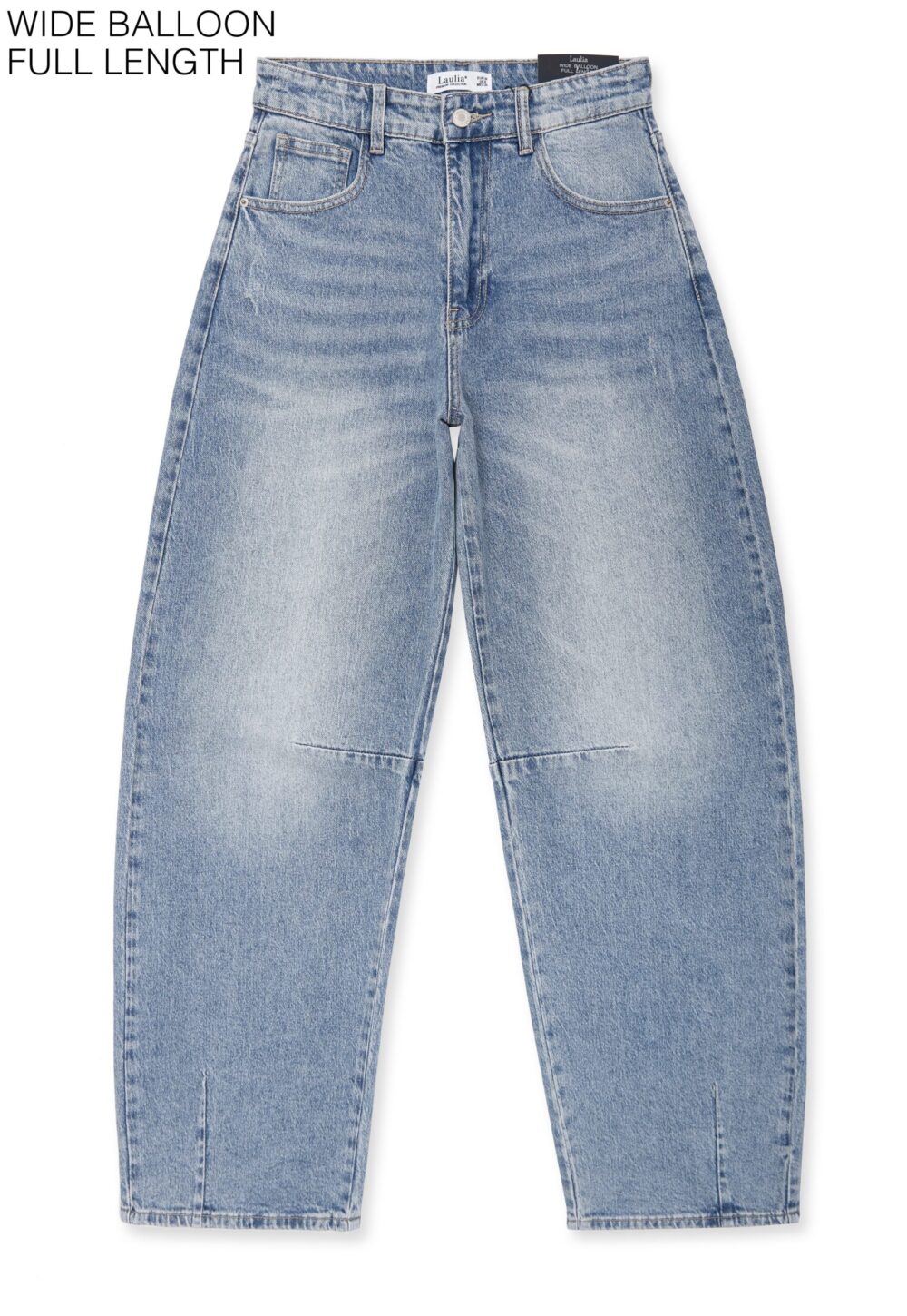 Spodnie jeans Wide Balloon Full Length 6075