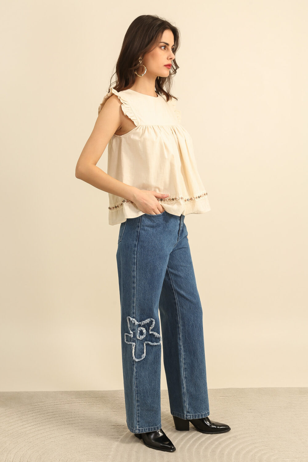 Spodnie jeans 5987 - obrazek 2