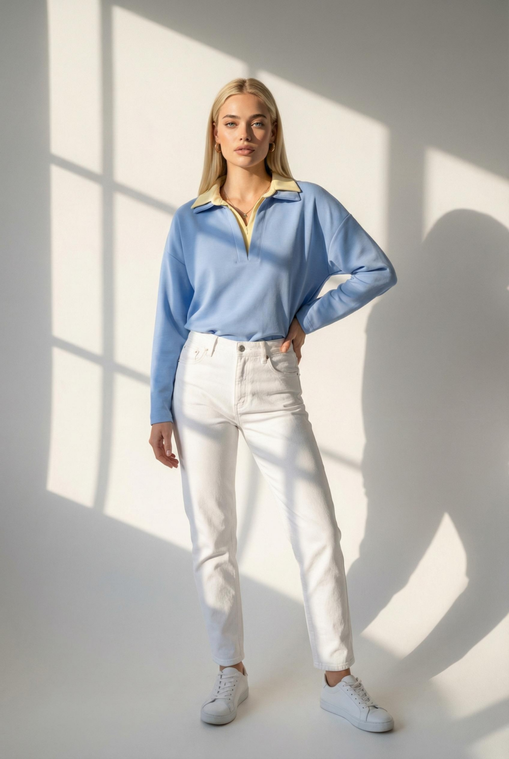 Bluza z kołnierzykiem
