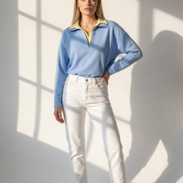 Bluza z kołnierzykiem