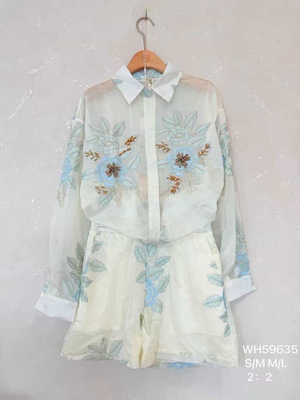 Komplet w kwiaty 59635 - obrazek 2